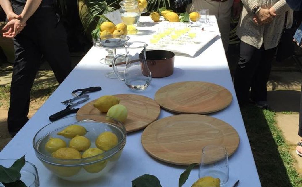 Limoncello and dessert making