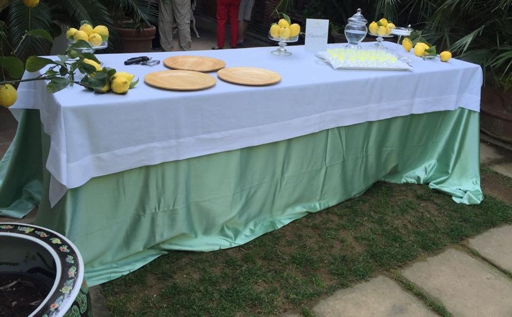 Limoncello and dessert making