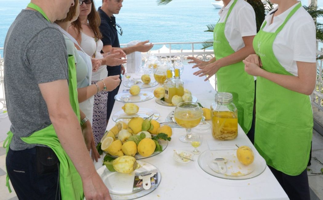 Limoncello and dessert making